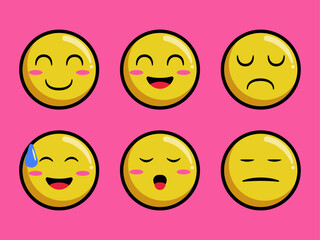Set of Emoticon Face