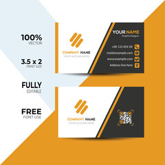Vector creative modern professional business card template design