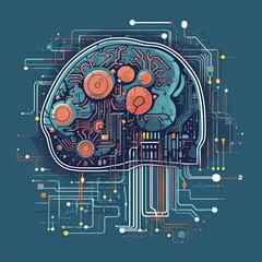 Futuristic Innovation: Medical Digital Design of Human Brain with a Microchip Implant Processor: Generative AI