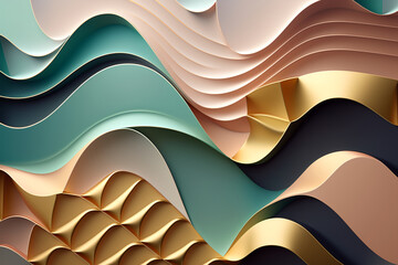 abstract wavy background