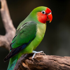 Preciosa imagen de vivos colores de tus compañeros mas fieles, los animales, disfruta de ella y de su tierna mirada