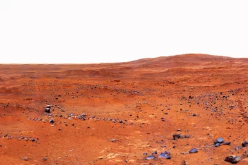 Printed kitchen splashbacks Brick The surface of the planet Mars. Elements of this image furnished NASA.