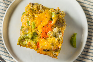 Homemade Savory Eggbake Breakfast