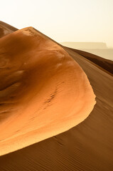 Naklejka na ściany i meble desert sand mountain Saudi Arabia 