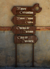 Informational direction signs