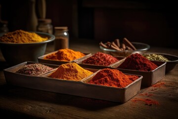 spices and herbs from india