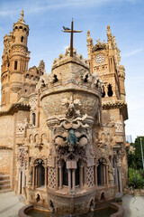  Colomares castle in Benalmadena, dedicated of Christopher Columbus - Spain