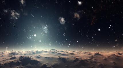 Fototapeta premium Starry night sky
