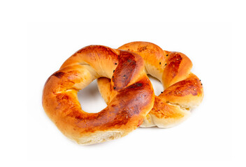 Bakery products, bagel with milk, Turkish name; turkish bagel, acma
