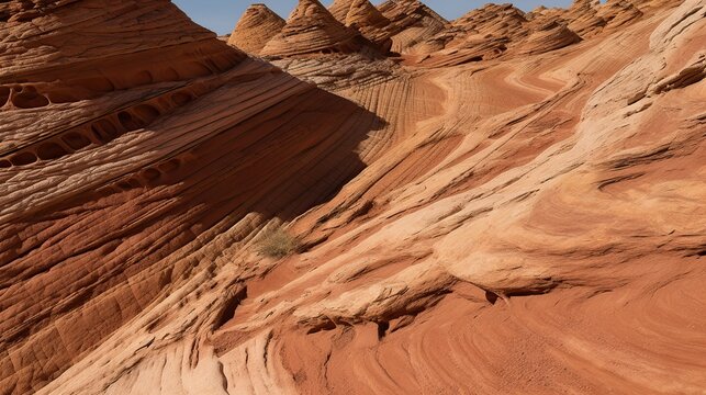 Rocky deserts in the state of Arizona, generative AI.