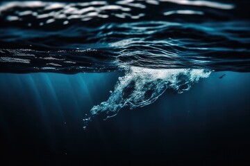 Obraz premium an underwater landscape with various marine creatures. Generative AI Generative AI