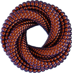 3d rendering. Abstract geometric shapes illustration. Modern minimal glossy objects isolated on transparent background