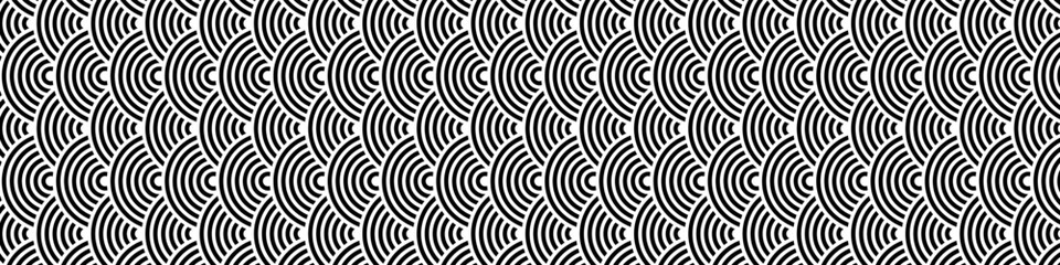 Dark black Japanese paper and Japanese pattern background. Abstract geometric shape backdrop. Modern vector texture.