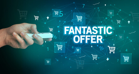 male hand holding wireless peripheral