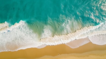 Beautiful ocean waves beach background, great design for any purposes. Travel background. Summer vacation. Tropical beach.