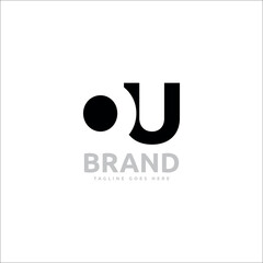 Vector Design OU letter Logo