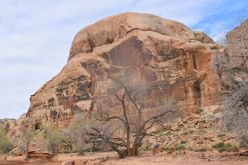 Sand and rock