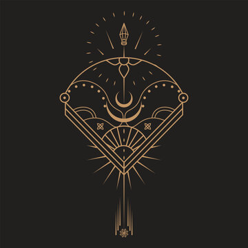 Celestial Magic Mystical and Esoteric Illustration