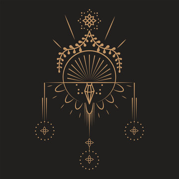 Celestial Magic Mystical and Esoteric Illustration