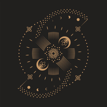Celestial Magic Mystical and Esoteric Illustration