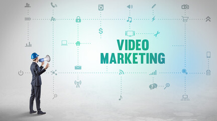 Engineer working on a new social media