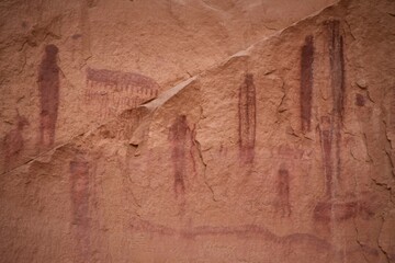 Pictograph in the desert