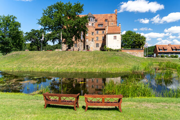 Blick auf Schloss Ulrichshusen
