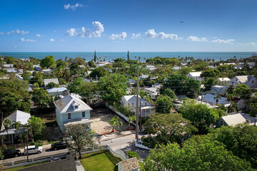 Scenic view of Key West, Florida, United States.