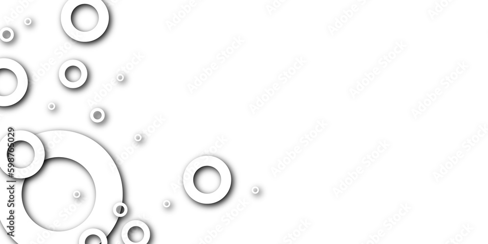 Poster abstract background with black and white circles pattern. background with modern design.