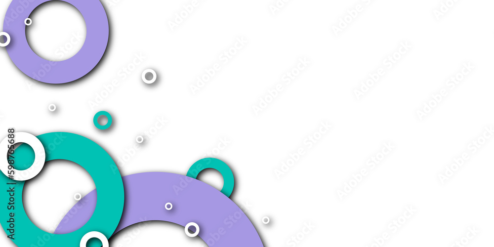 Poster abstract background with black and white circles pattern. background with modern design.