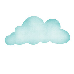 cloud in watercolor