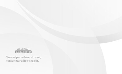 abstract white background with curves. minimal white background for banner template