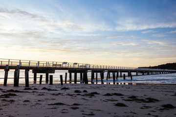 Granite Island Causeway in Victor Harbor in Australia