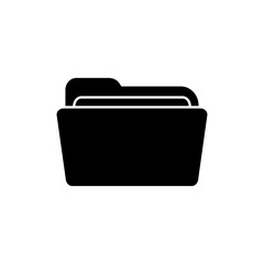 Folder icon vector. document folder icon