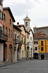 Fototapeta premium the historical center of millesimo Savona Italy