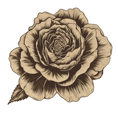 Obraz premium hand drawn rose