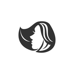 beauty salon logo template. Icon Illustration Brand Identity. Isolated and flat illustration. Vector graphic