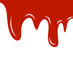 Dripping blood border.liquid blood.scary blood splash.