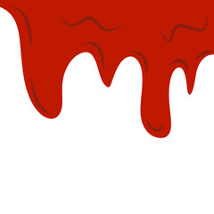 Dripping blood border.liquid blood.scary blood splash.