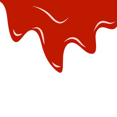 Dripping blood border.liquid blood.scary blood splash.