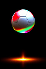 Fototapeta premium Soccer ball, soccer, ball, water, ball