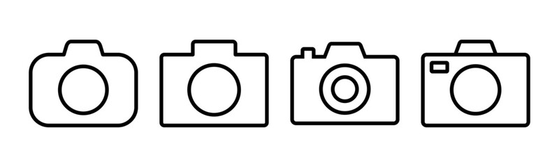Camera icon vector illustration. photo camera sign and symbol. photography icon.