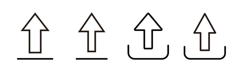 Upload icon vector illustration. load data sign and symbol
