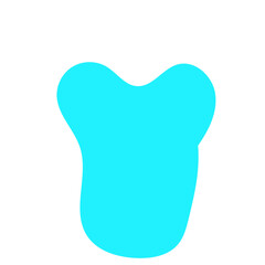 Light Blue Blob Abstract Shapes Vectors 