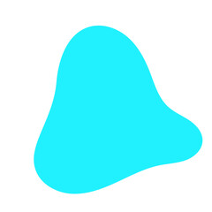 Light Blue Blob Abstract Shapes Vectors 