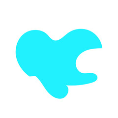 Light Blue Blob Abstract Shapes Vectors 