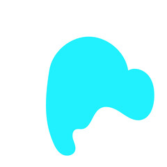 Light Blue Blob Abstract Shapes Vectors 