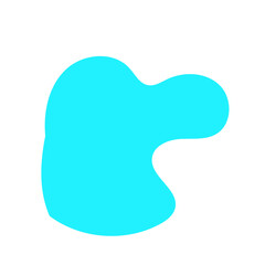 Light Blue Blob Abstract Shapes Vectors 