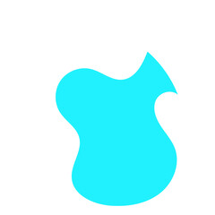Light Blue Blob Abstract Shapes Vectors 