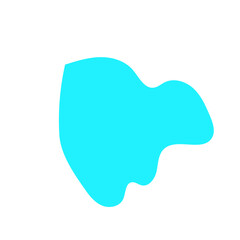 Light Blue Blob Abstract Shapes Vectors 